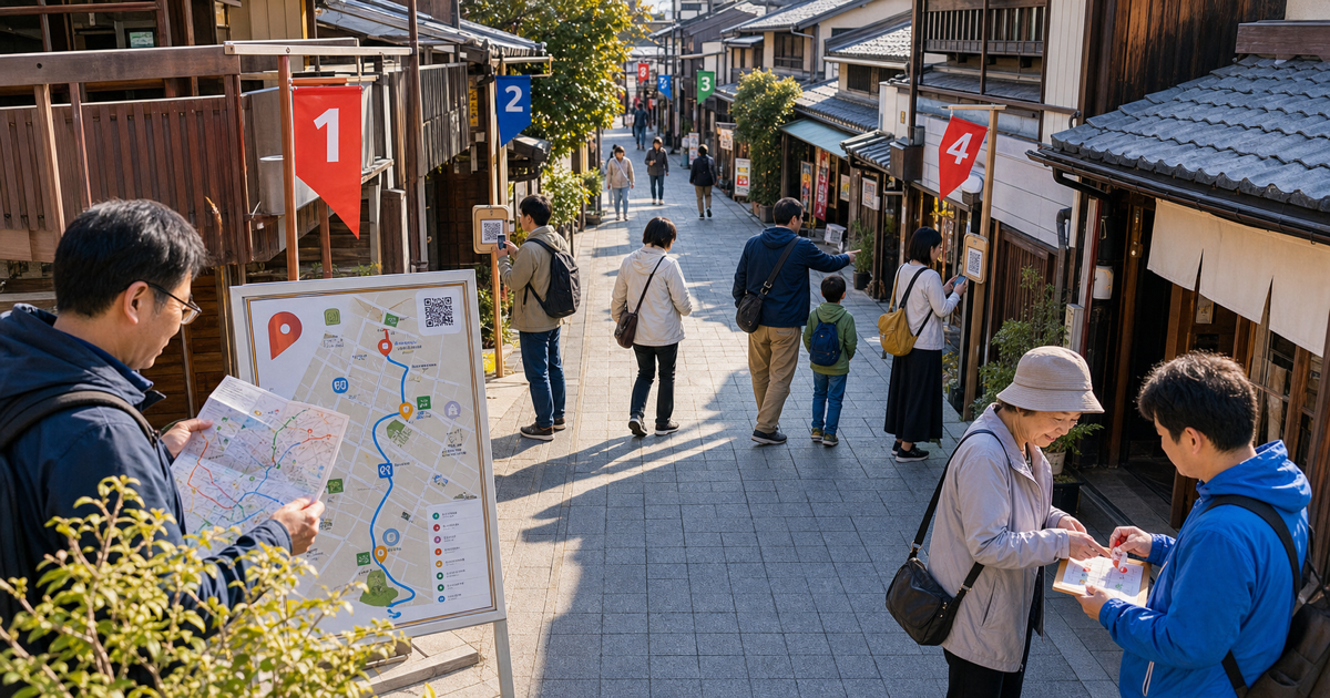 地域イベントを回ってもらうデジタルマップ・スタンプラリーの作り方|地図・掲示・位置情報の選び方